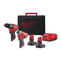 Combo Kit Milwaukee M12 FPP2E2-402X