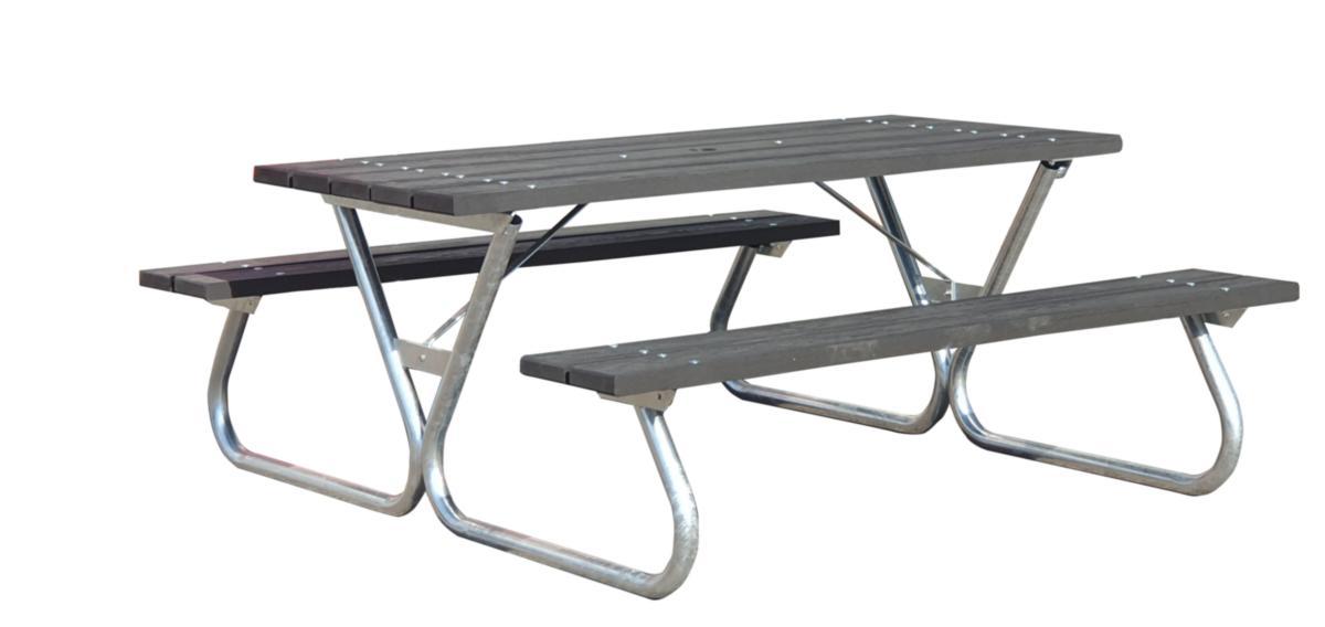Bänkbord, 180 cm, komposit, Robust - BÄNKBORD ROBUST 180 CM SVART KOMPOSIT