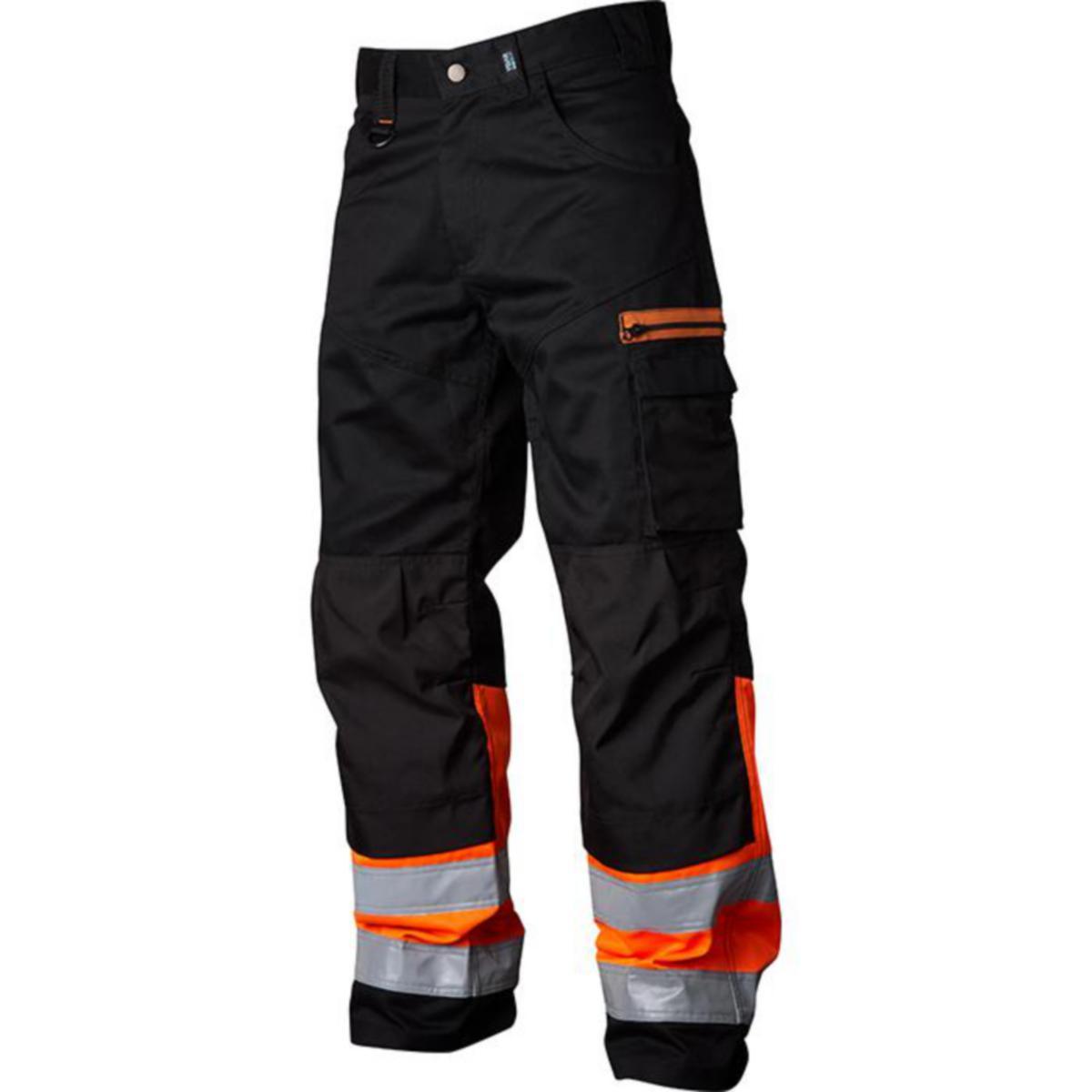 Midjebyxa Vidar V5005 - MIDJEBYXA TOPSWEDE V5005 VARSEL SVART/ORANGE C48