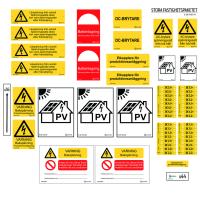 Märkning Kit solceller, för större fastighet