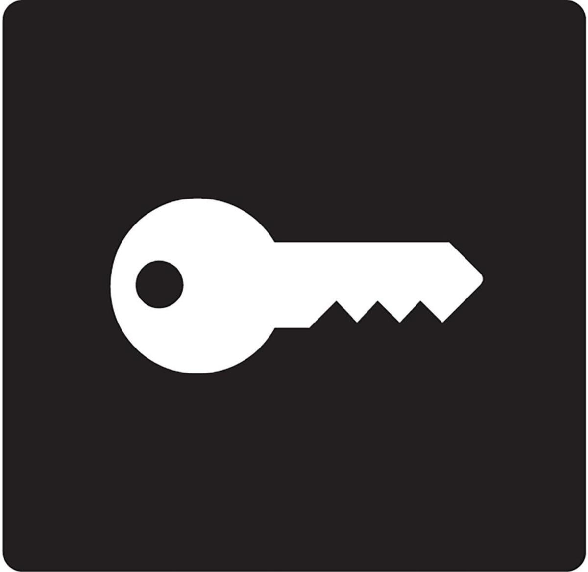 Dekal Nyckelsymbol - DEKAL NYCKELSYMBOL ID-NS
