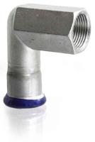 Angle 90° 1-muff internal thread stainless steel 316L A-press, a-collection