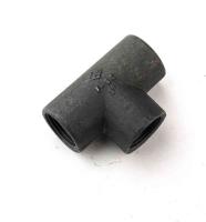 T-connector, black, forged, internal thread. No. 14, SS-EN 10241