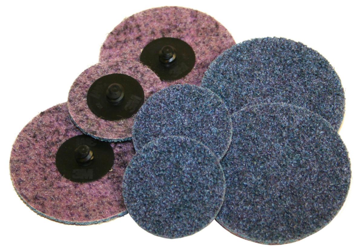 Ytkonditioneringsrondell 3M Roloc GB-DR - YTKONDITIONERINGSRONDELL 3M ROLOC GB-DR GRÅ/BLÅ 50MM K.50