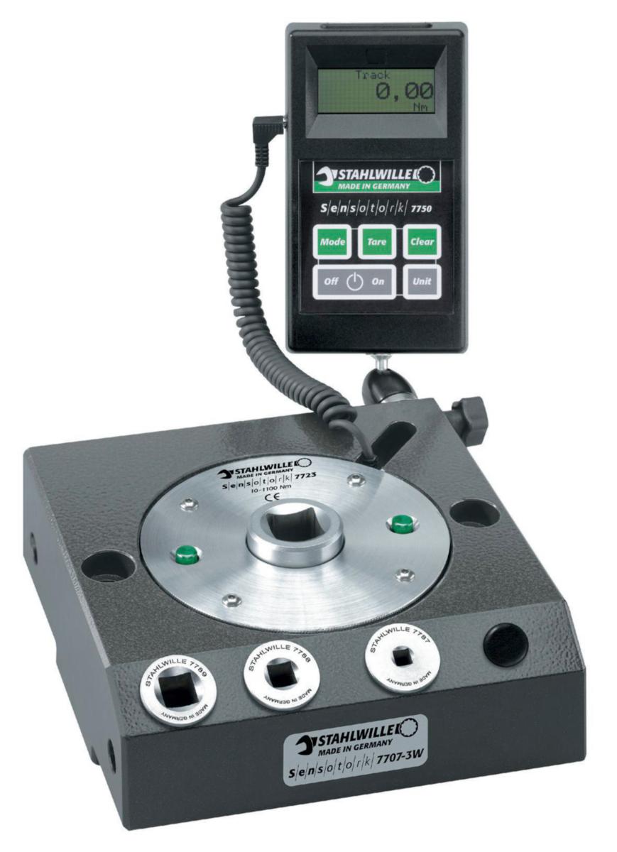 Momenttestare Stahlwille Sensotork 7707W - MOMENTTESTUTRUSTNING STAHLWILL 7707-3W SENSOTORK 25-1100NM