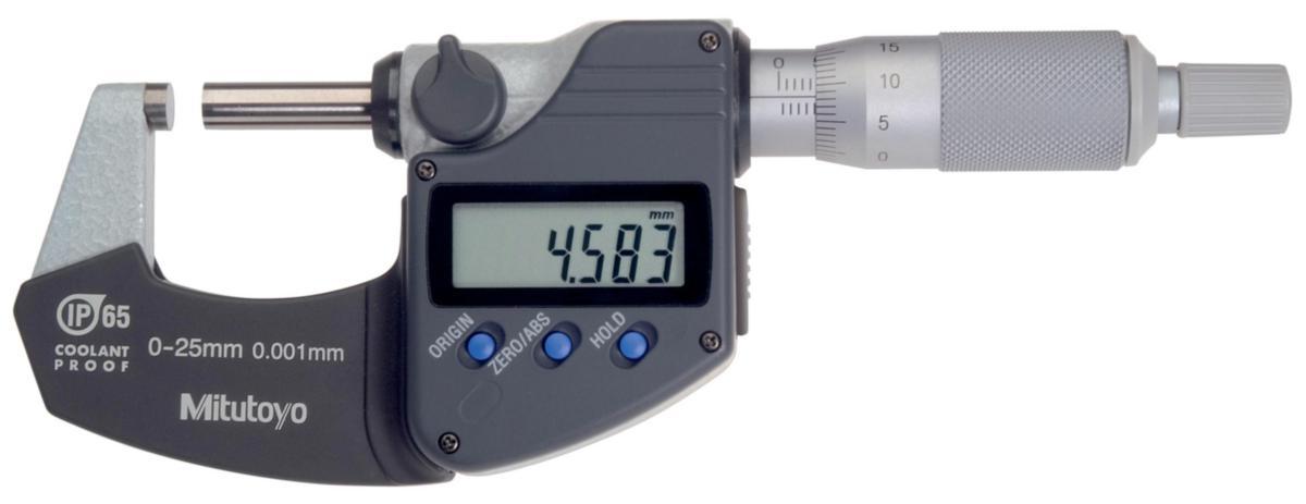 Mikrometer Mitutoyo Serie 293-230 & 293-240 - MIKROMETER MITUTOYO DIGITAL 293-231-30 25-50MM IP65 DATAUT