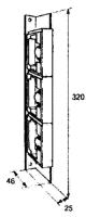 Rail support KSST 316, Cable connector