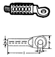 Kabelskor AlCu rundpress