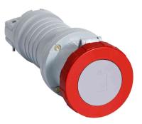 Coupler socket, IP 67, 125 A