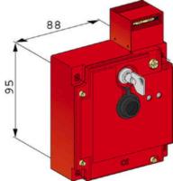 Interlock switch XCSE, metal design with electro-magnetic locking of the key actuator