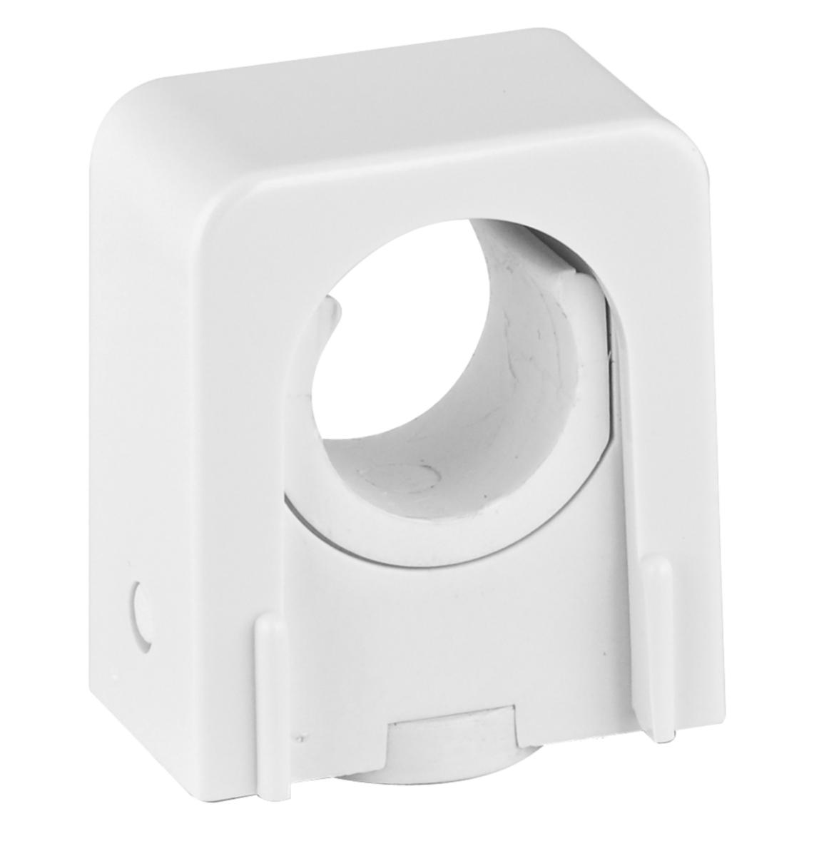 Plastic clamp single 14060 type Falu Mini Snap - CLAMP SINGLE MINI STRAP 18/22 WHITE CAP FP 14060