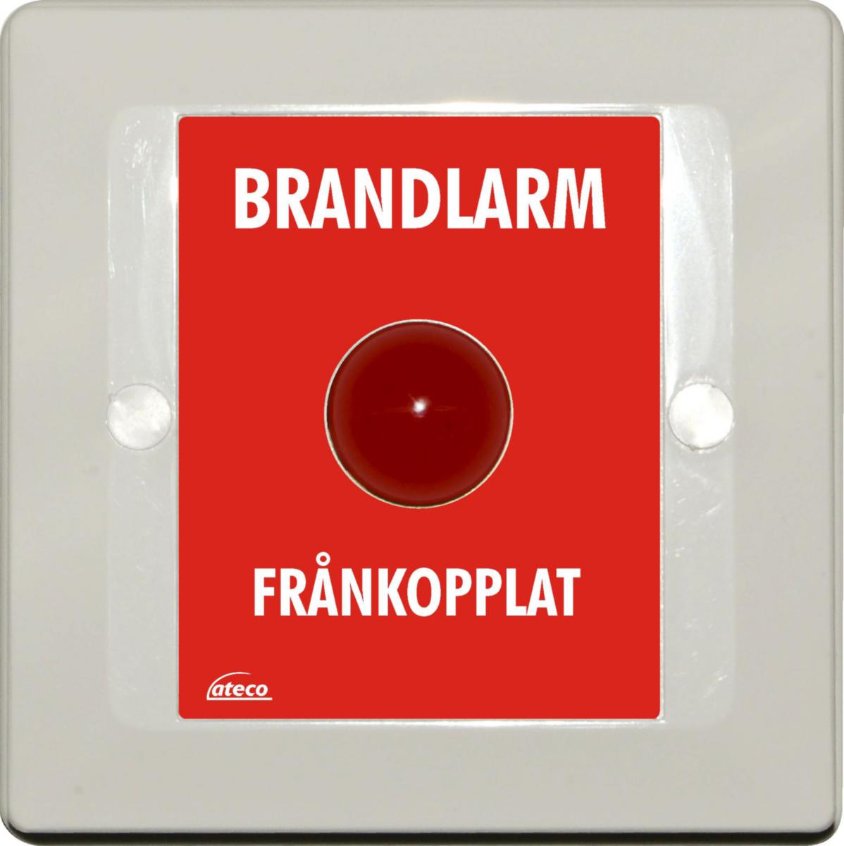 Indikering brandlarm frånkopplat FT-IND-B, Ateco - INDIKERING BL FRÅNKOPPLAD BRANDLARM FRÅNKOPPLAT