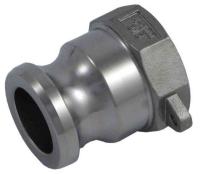 Male coupling with internal cylindrical thread, 316/1.4404, Type 633-A in acid-resistant steel