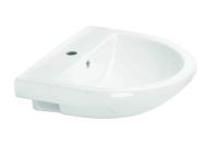 Washbasin for bolt and bracket mounting, a-collection