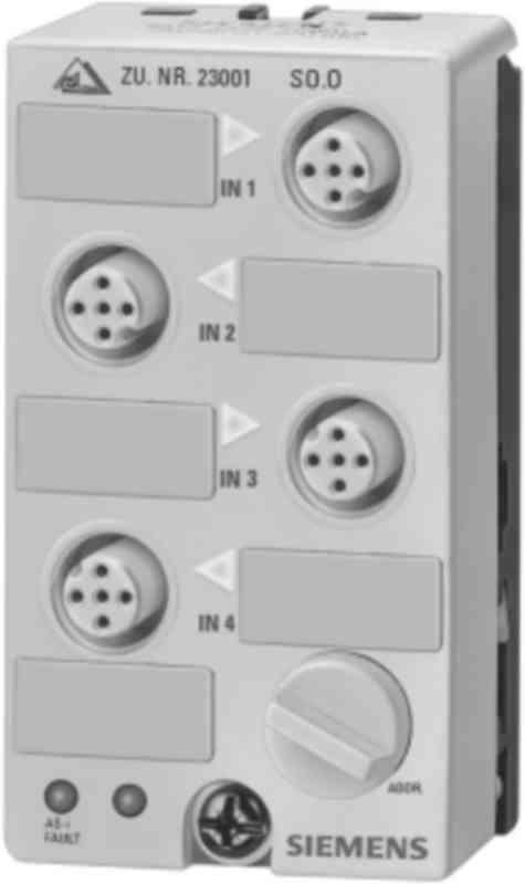 AS-interface K45-moduler Digitala in med tillbehör, IP 67 - AS-INTERFACE IN KOMP K45 3RK1200-0CQ20-0AA3