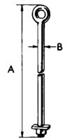 Stay clevis, large washer