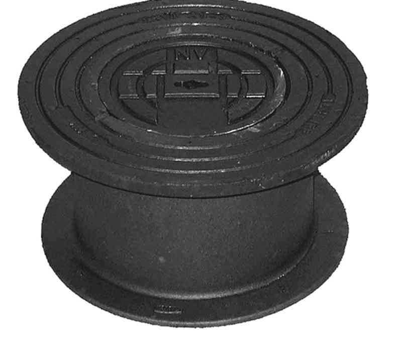 Cast Iron Manhole Cover, Round 12 x 12, Bolt-Down Lid